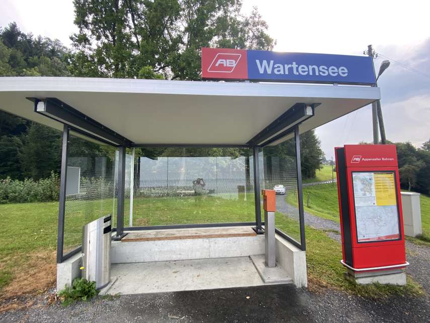 Haltestelle Wartensee