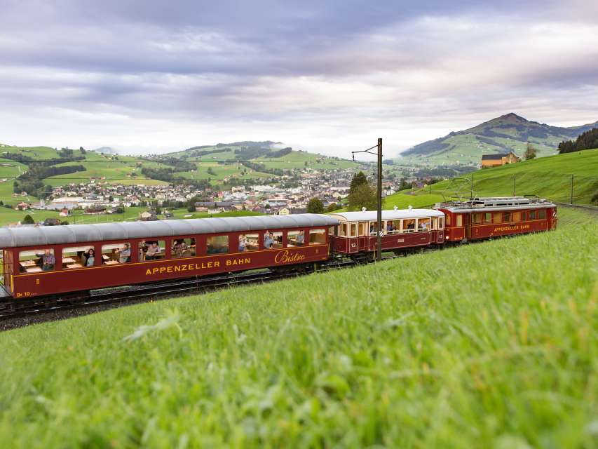Nostalgiefahrt im Ebenalp-Pfeil