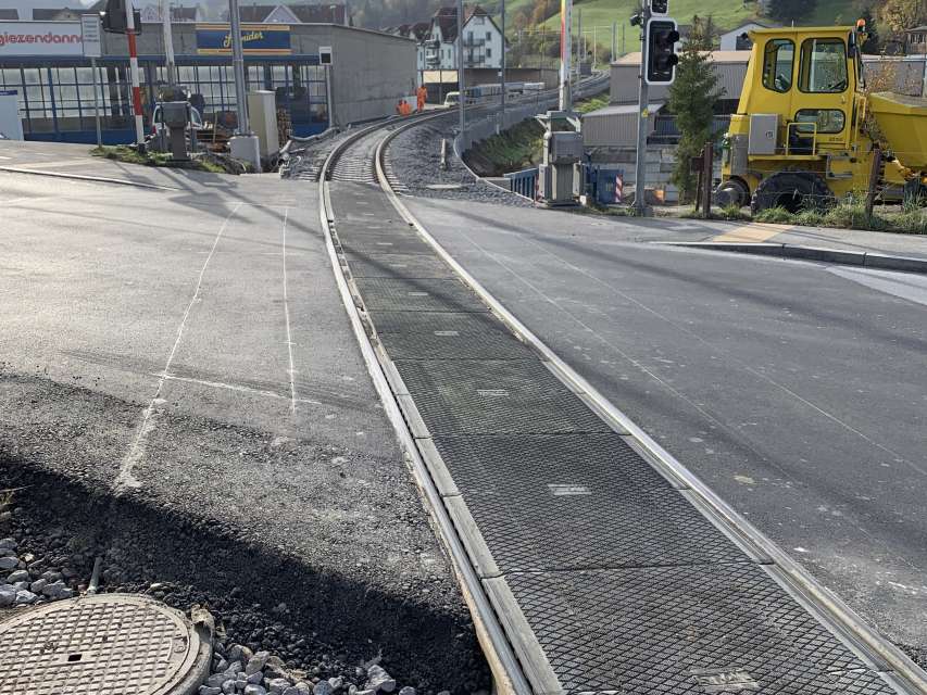 Bahnübergang Industriestrasse ist sicherer