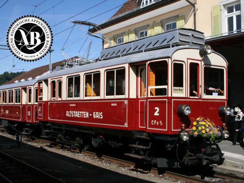 Triebwagen CFe 3/3 der AG-Bahn