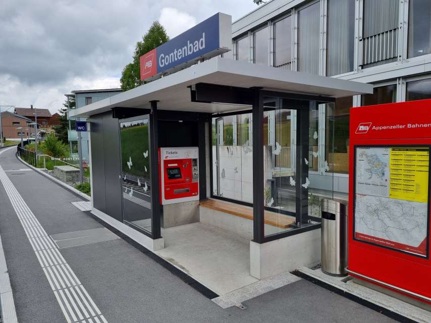 Haltestelle Gontenbad