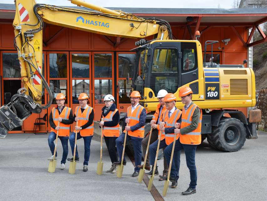 Baustart neues Verwaltungs- und Betriebsgebäude