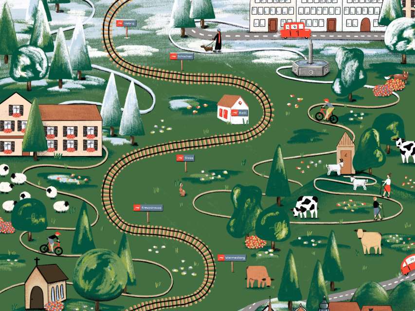 Erlebnisse rund um die Zahnradbahn