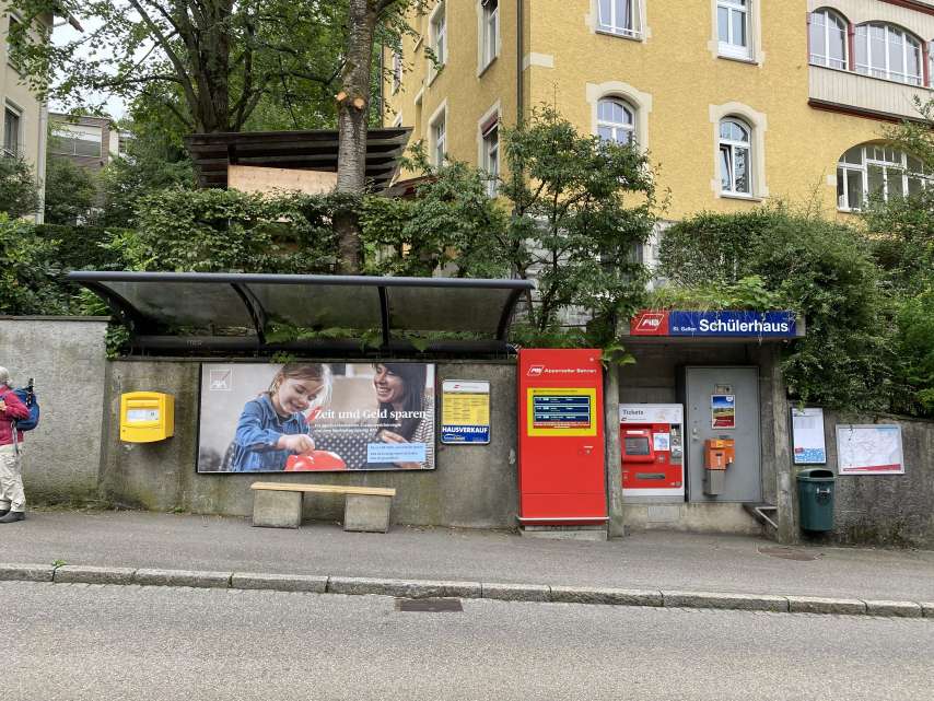 Haltestelle St. Gallen Schülerhaus