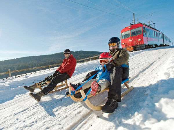Schlittel-Extrazüge Altstätten Stadt - Stoss