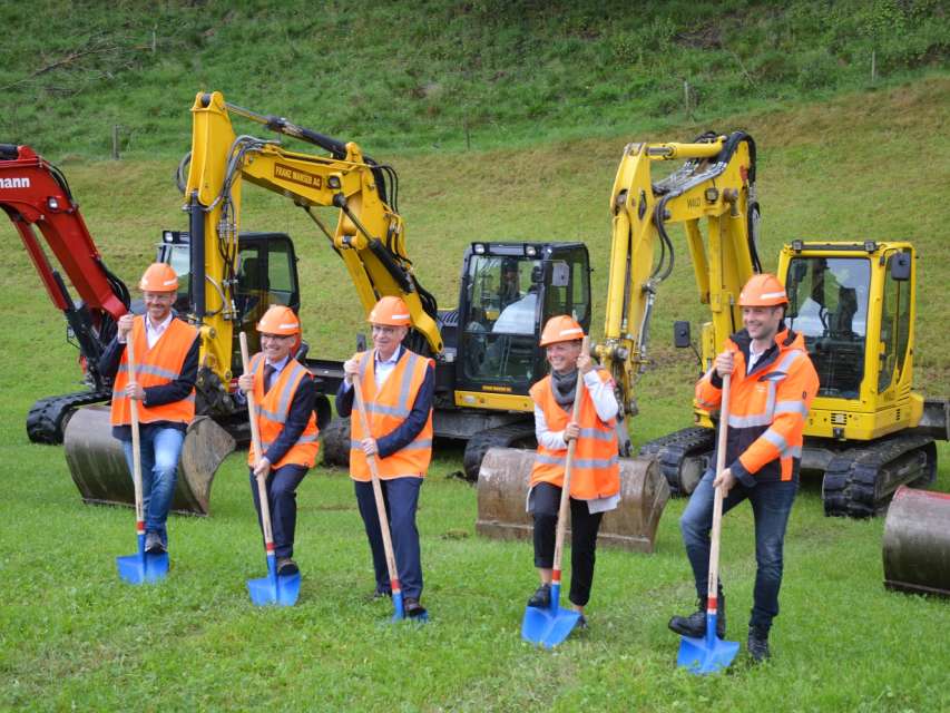 Baustart Servicezentrum Appenzell