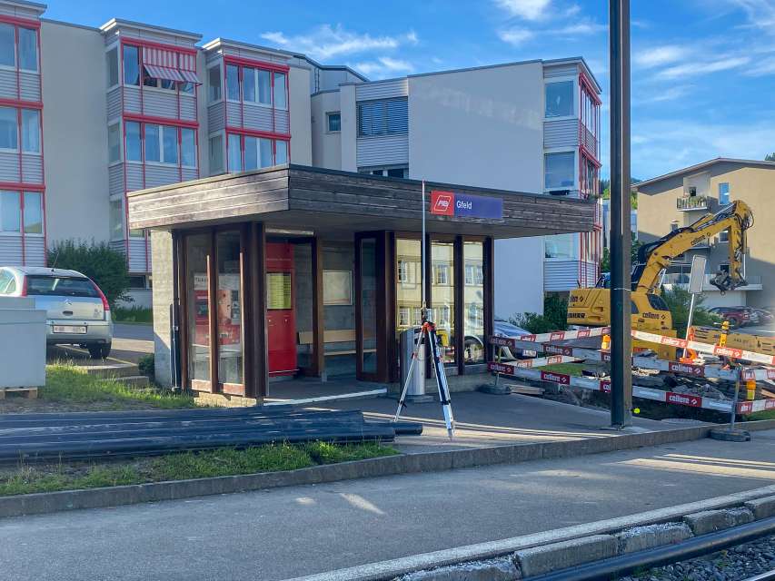 Erneuerung Haltestellen Bendlehn und Gfeld