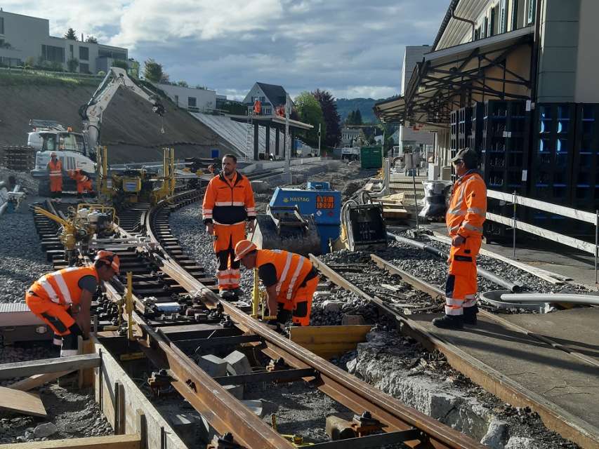 Inbetriebnahme Bahnhof Teufen