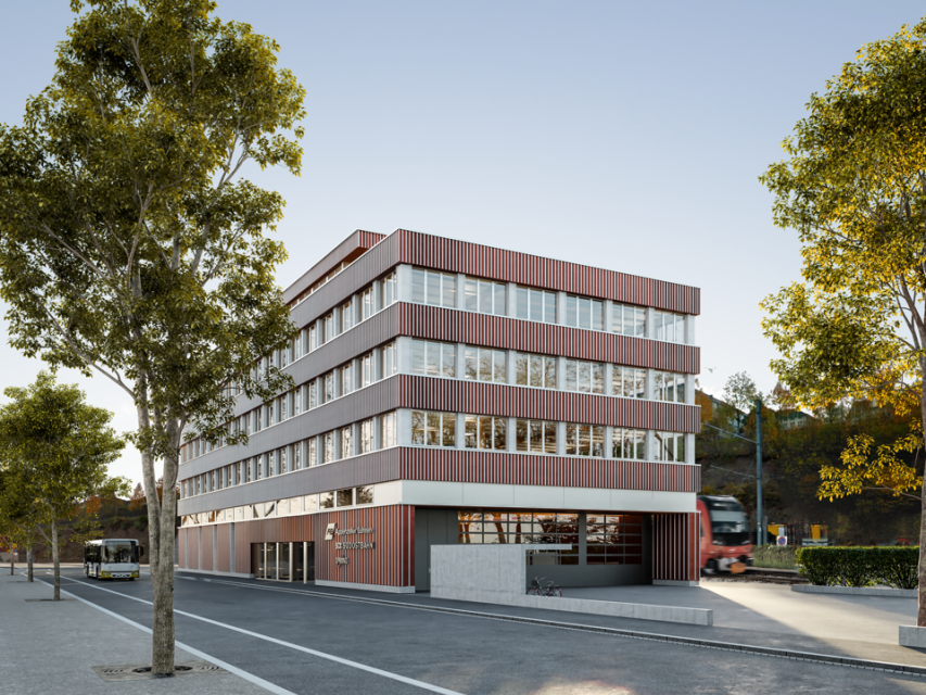 Baueingabe für neues Verwaltungs- und Betriebsgebäude erfolgt