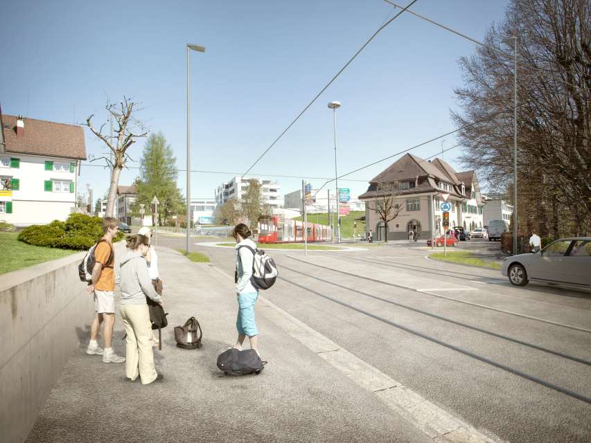 Ortsdurchfahrt Teufen:  Rückzug Teilprojekt Bahnhofkreuzung